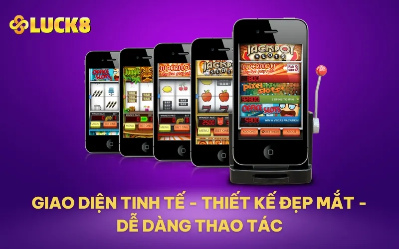 Giao diện tinh tế - Thiết kế đẹp mắt - Dễ dàng thao tác